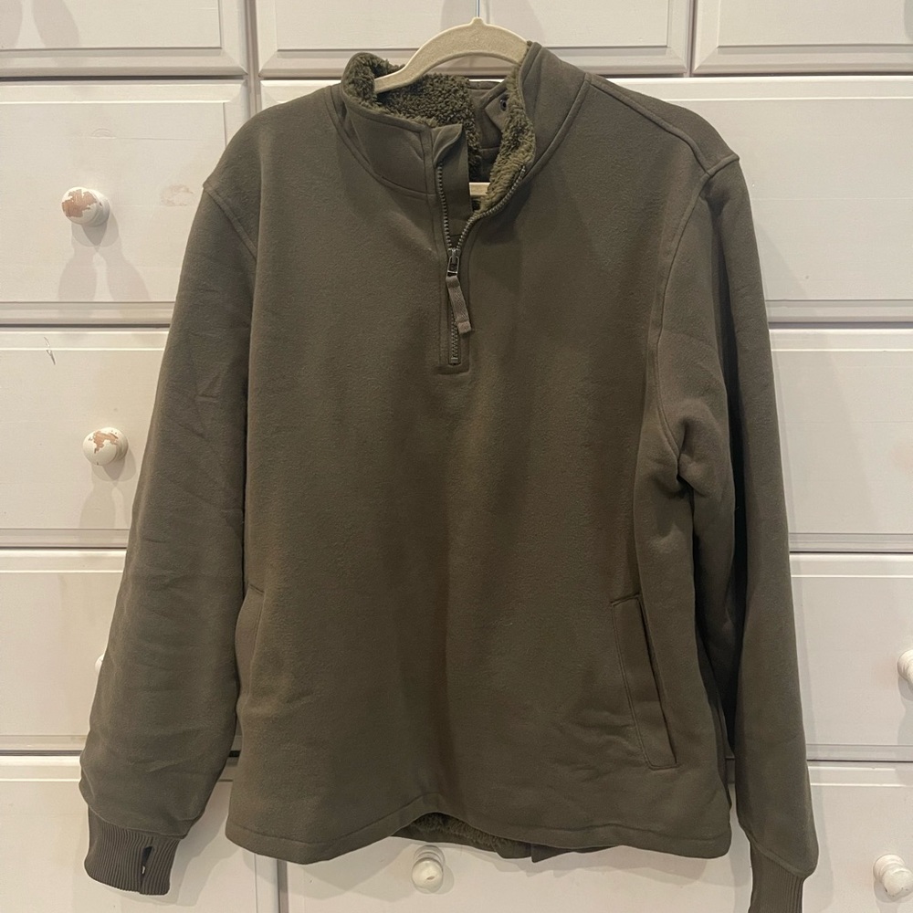 Goodfellow & Co. Sherpa Lined Half Zip